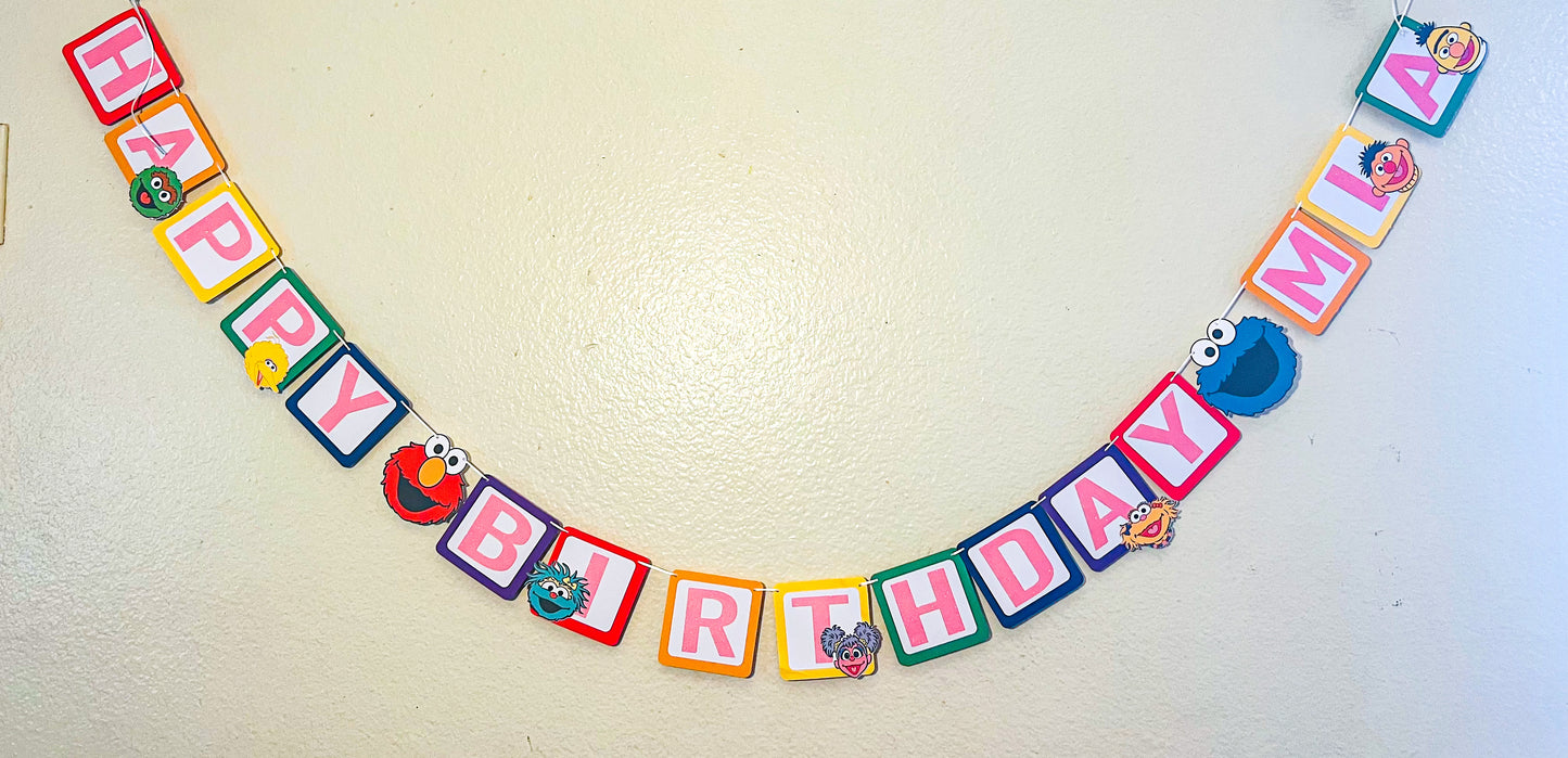 Custom Happy Birthday Banner