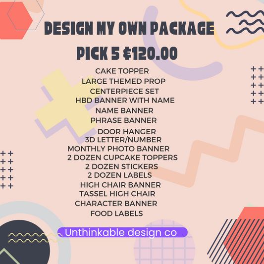 Pick 5 party package
